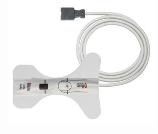 Masimo SET 2318 LNCS Pdtx-3 Disposable Pediatric Foam Adhesive Finger Wrap SpO2 Sensors LNCS 9 Pin Connector 3FT/1M Cable 20pk