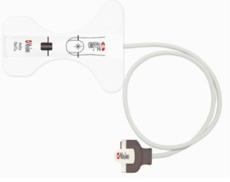 Masimo SET 2510 M-LNCS Pdtx Disposable Pediatric Foam Adhesive Finger Wrap SpO2 Sensors M-LNCS 15 Pin Connector 1.5FT/.5M Cable 20pk