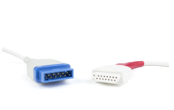 Masimo SET 2655 M-LNC-4-GE 4FT/1.2M SpO2 Patient Extension Adapter Cable M-LNCS 15 Pin to GE 11 Pin Connector